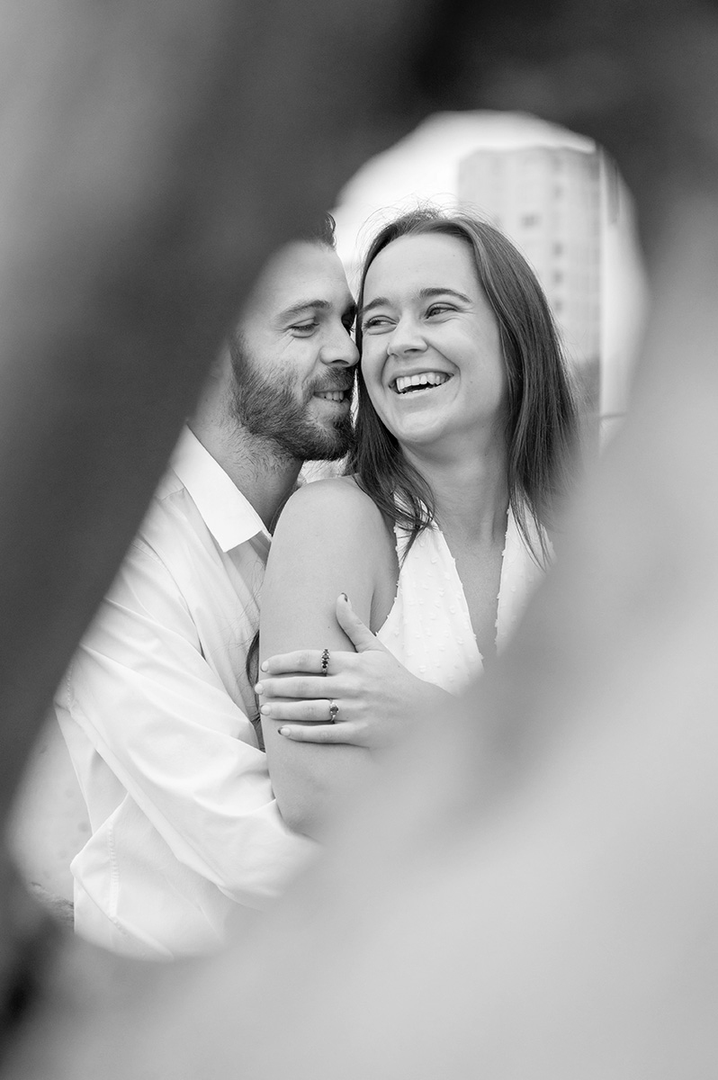 Family sunset portrait Mauritius